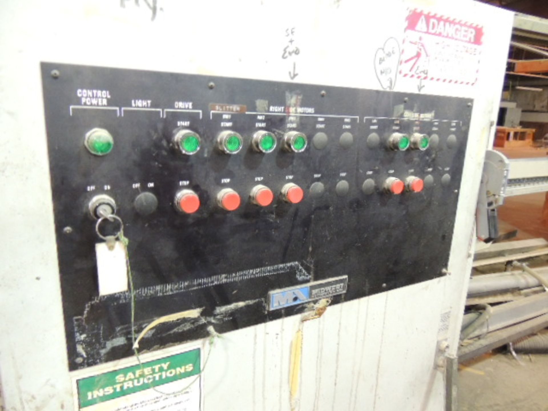 Midwest Automation CF 1520 Control panel, Core Fab, no stick guides Nordson 3800V hot melt unit, - Image 3 of 9