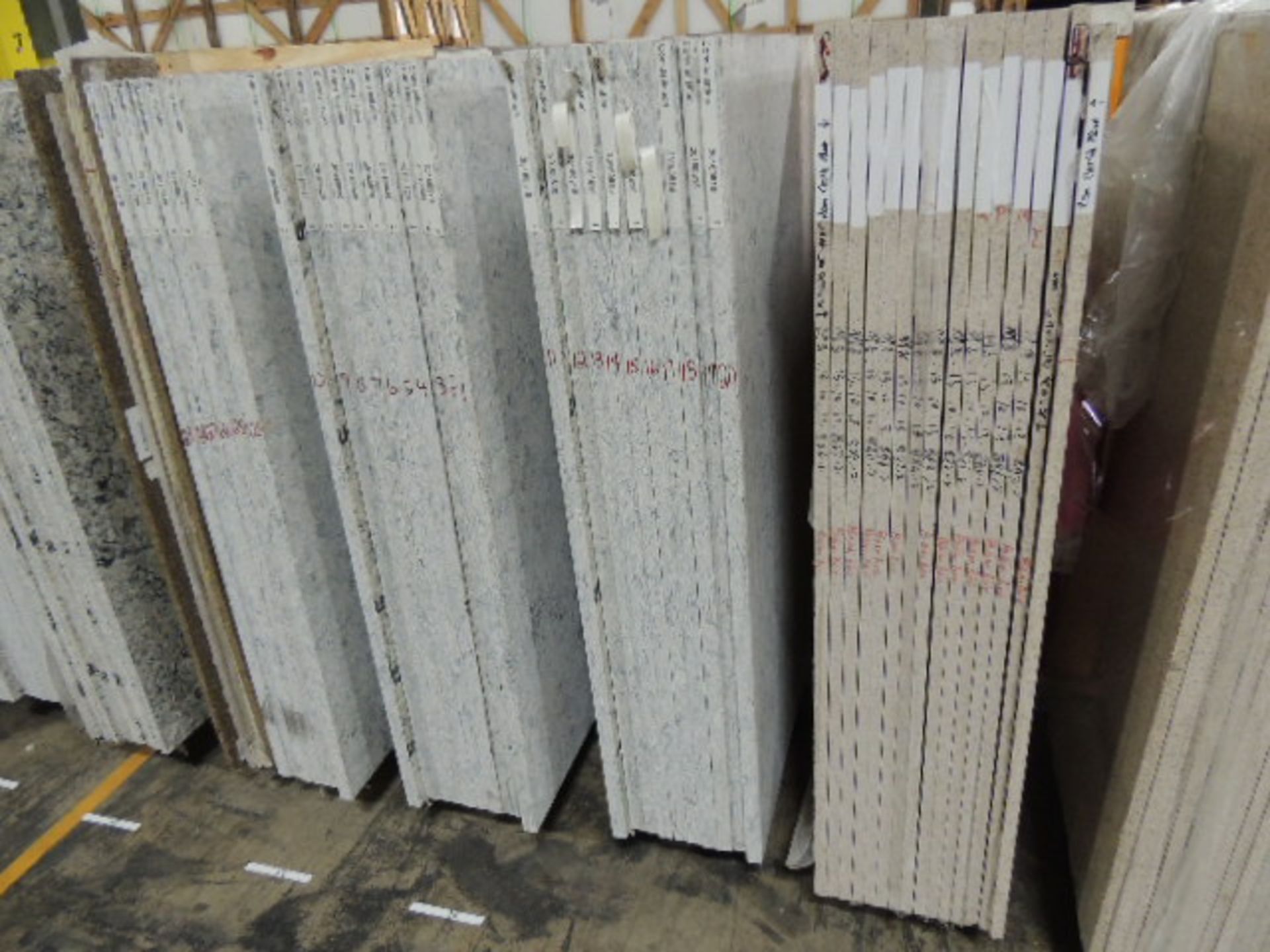 Quartz Slabs. Lot: (47 ) Slabs. Click on PDF Hyperlink Located in RED TAB AT TOP OF CATALOG for