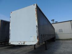 Fontaine CFTF-5-8053-SLAWK Trailer: 1995, 53' soft side , air ride, sliding tandems, tires 295/75R