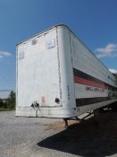 Great Dane 731TL43 Box Van: 1979 43', sliding tandem, 275/80R24.5, 30%rubber, load 20,000lb ea.