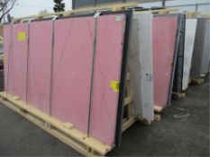Lot: (57) Assorted Quartz Stone Slabs with (4) Wood A-Frames [Click on PDF Hyperlink Located in