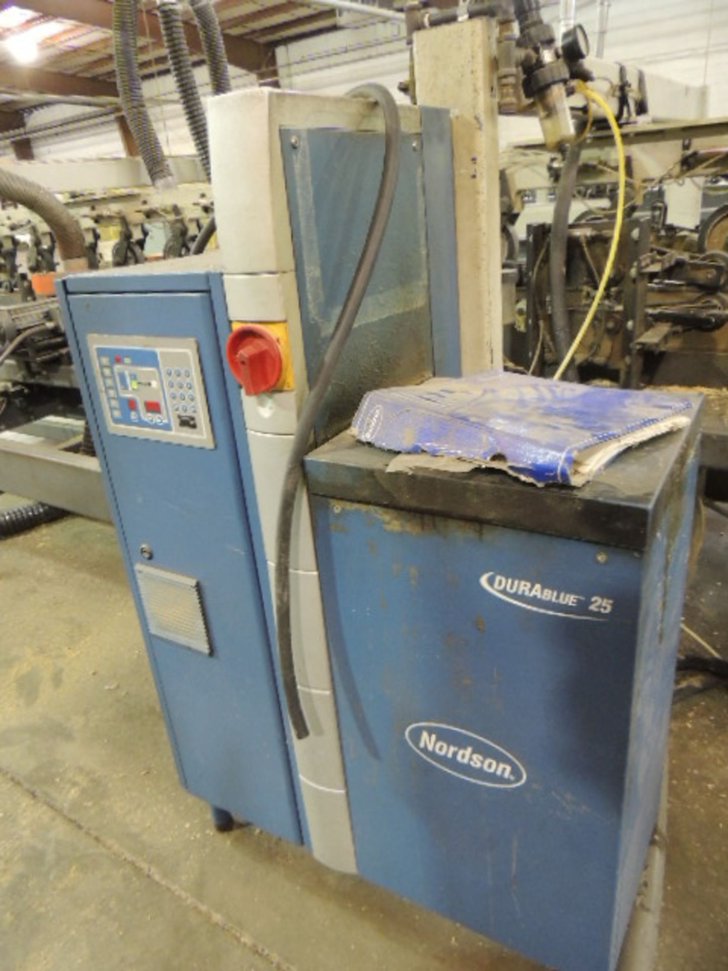 Midwest Automation CF 1520 Core fab 25" and 28" pneumatic width adjustment, has Nordson DuraBlue - Image 3 of 10