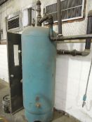 200 gal air tank w/ ADO gauge, pipe included with first union joint. HIT# 2191875. North