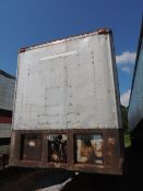 Fruehauf FBZ9-12-40 Box Van: 1972, 40', sliding tandem, 10:00-20, rubber 20%, used for sawdust,