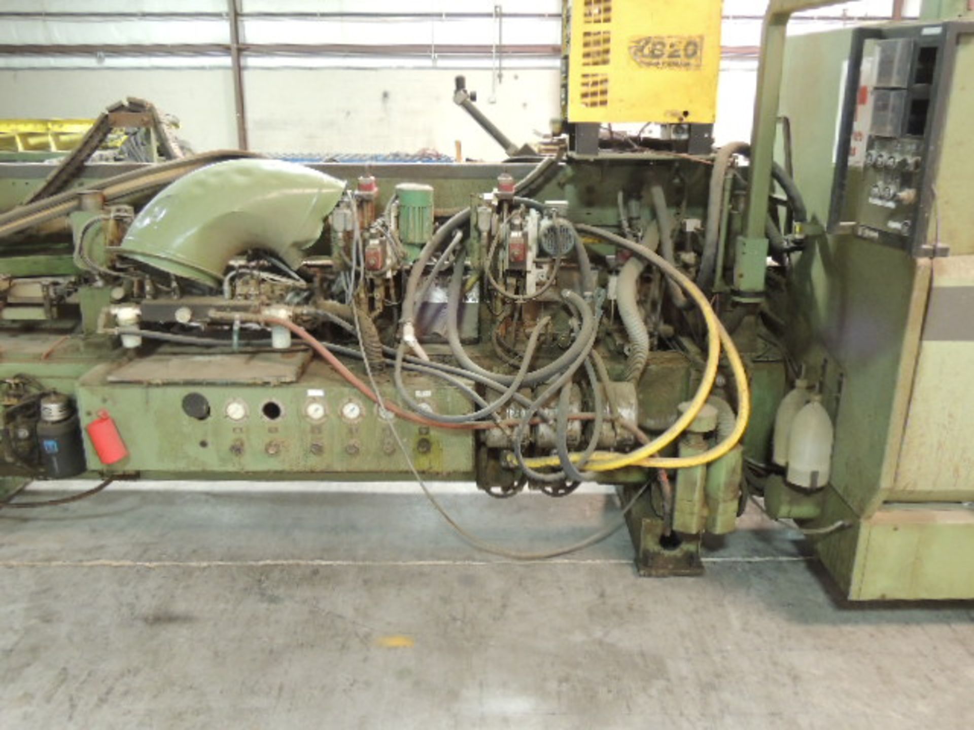 HOMAG VFL79/08/S Forming machine, Slautterback KB-20 hot melt unit, heated air blower, digital - Image 6 of 16
