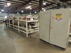 VT Automation Coving Machine. Control panel, infeed conveyor w/ pre heater, 460v, Yr.2001 SN# 00-