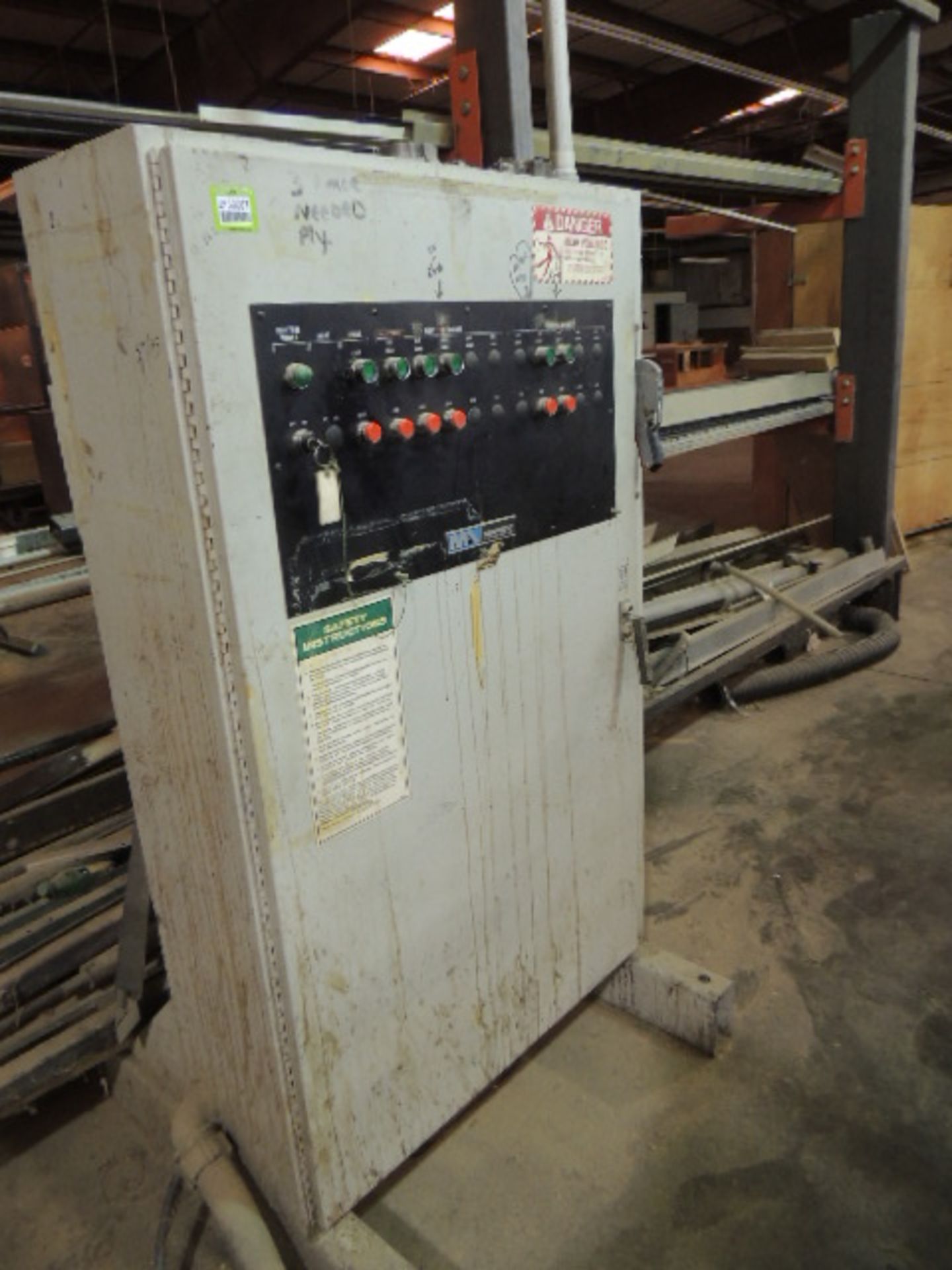 Midwest Automation CF 1520 Control panel, Core Fab, no stick guides Nordson 3800V hot melt unit, - Image 2 of 9