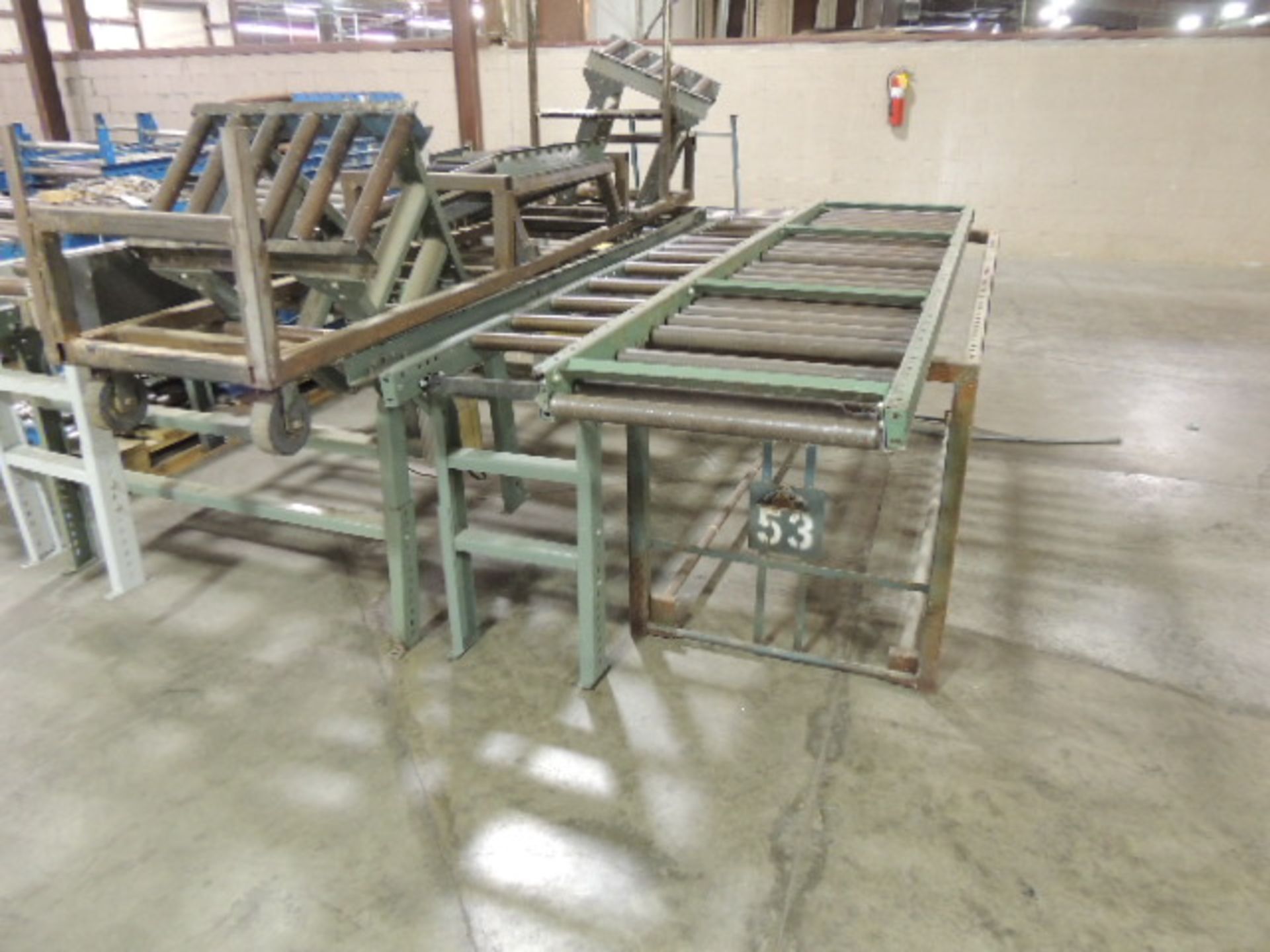 LEWCO Lot: approximately 35 LEWCO roller conveyors, 31" rollers from 5' to 10' lengths, (1) LEWCO - Image 10 of 12