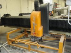 Breton CombiCut DJ/NC 500 Stone Bridge CNC Jetsaw, Combination Diamond Saw & Waterjet, Mfg Yr. 2006.