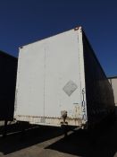 Wabash Trailer: 1999, 53' soft side, air ride, split axle, tires 295/75R22.5 40% rubber, load 20,