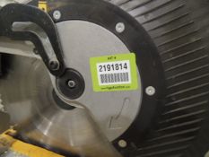 DeWalt Chop saw, 12" blade, PARTS ONLY. SN# 40727. HIT# 2191814. North Warehouse. Asset Located at