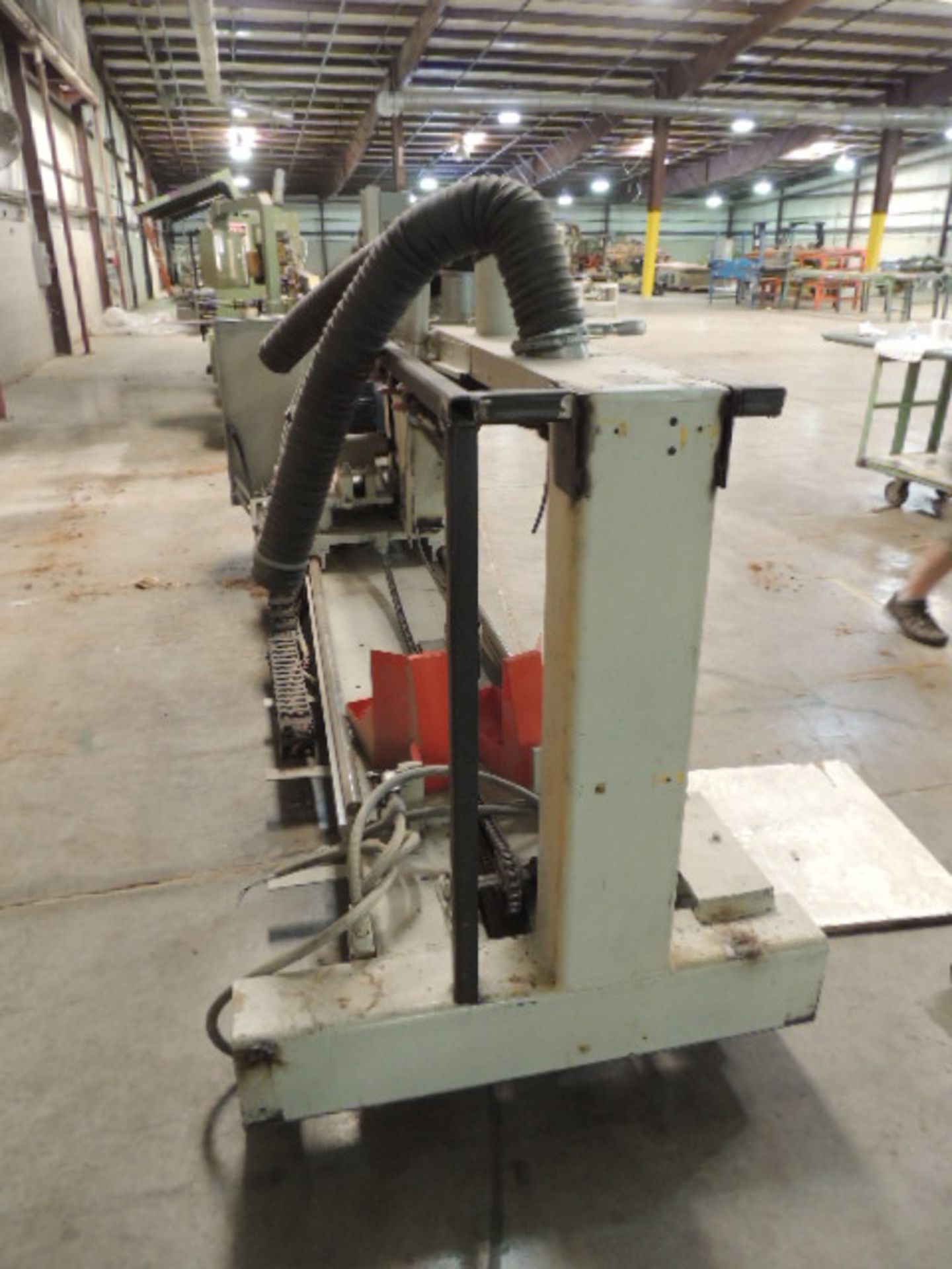 AMA 117794 End line trim saw, saws from bottom across, (2) electric motors, 460v. NEEDS REPAIR. HIT# - Image 5 of 6
