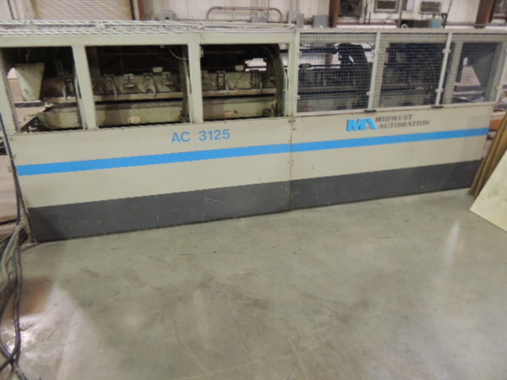 Midwest Automation AC 3125 Coving Machine. Coving unit w/ infeed conveyor, 13'x3'x38", Control - Image 3 of 7