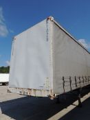 Fontaine CFTF-5-8053-SLAWK Trailer: 1995, 53' soft side , air ride, sliding tandems, tires 295/75R