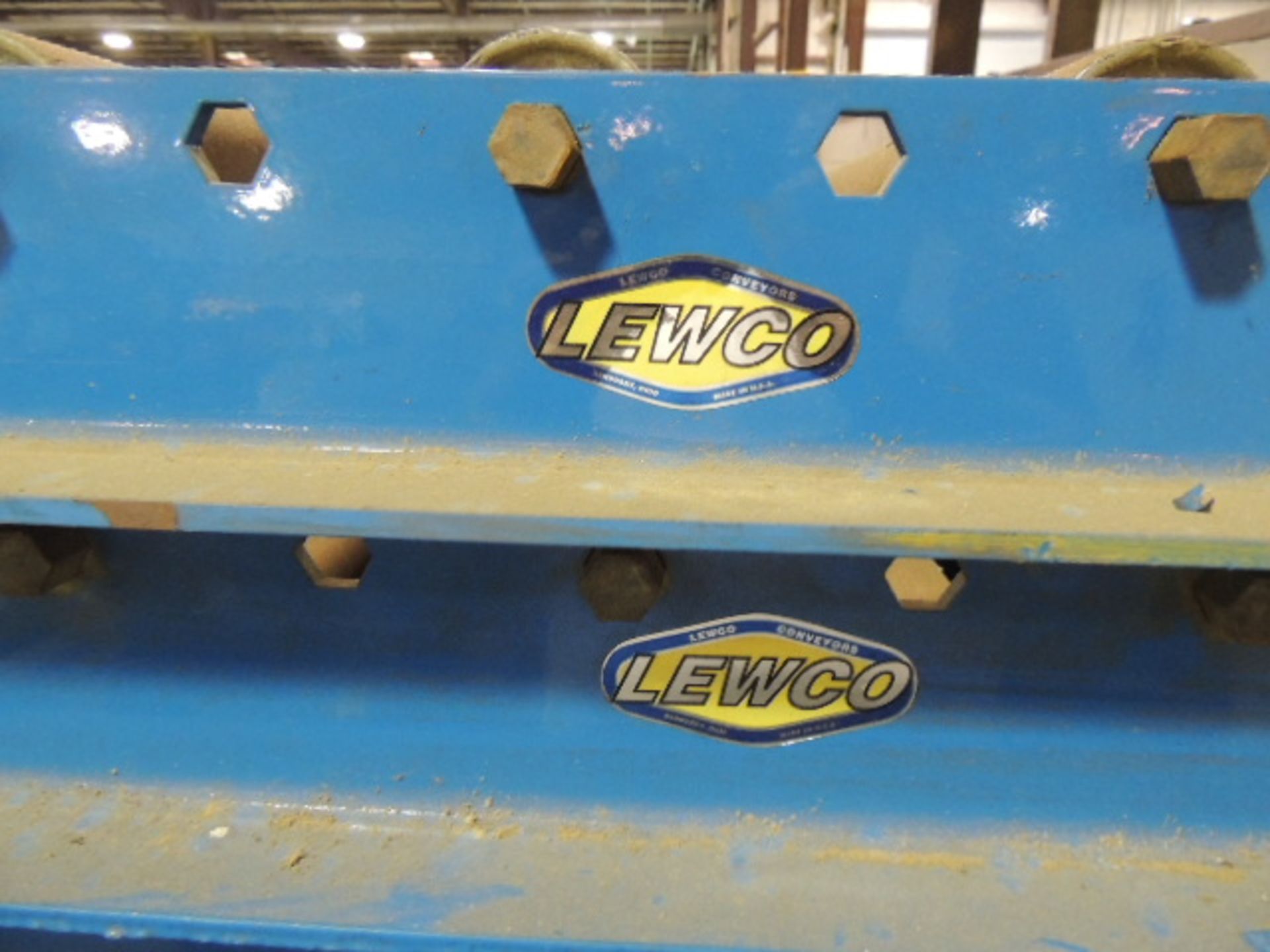 LEWCO Lot: approximately 35 LEWCO roller conveyors, 31" rollers from 5' to 10' lengths, (1) LEWCO - Image 8 of 12