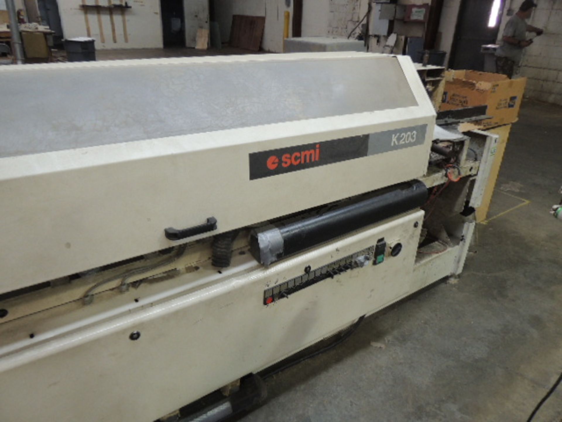 SCMI K203EX Edge Bander, 12" bar, 230v. SN# AHM03452. HIT# 2158089. Accessories Area.. Asset Located - Image 4 of 4