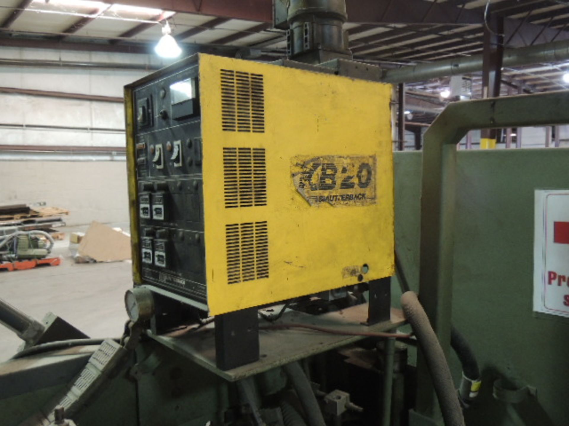 HOMAG VFL79/08/S Forming machine, Slautterback KB-20 hot melt unit, heated air blower, digital - Image 7 of 16