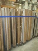 Lot: (51) Assorted Quartz Stone Slabs with (4) Wood A-Frames [click on PDF Hyperlink Located in