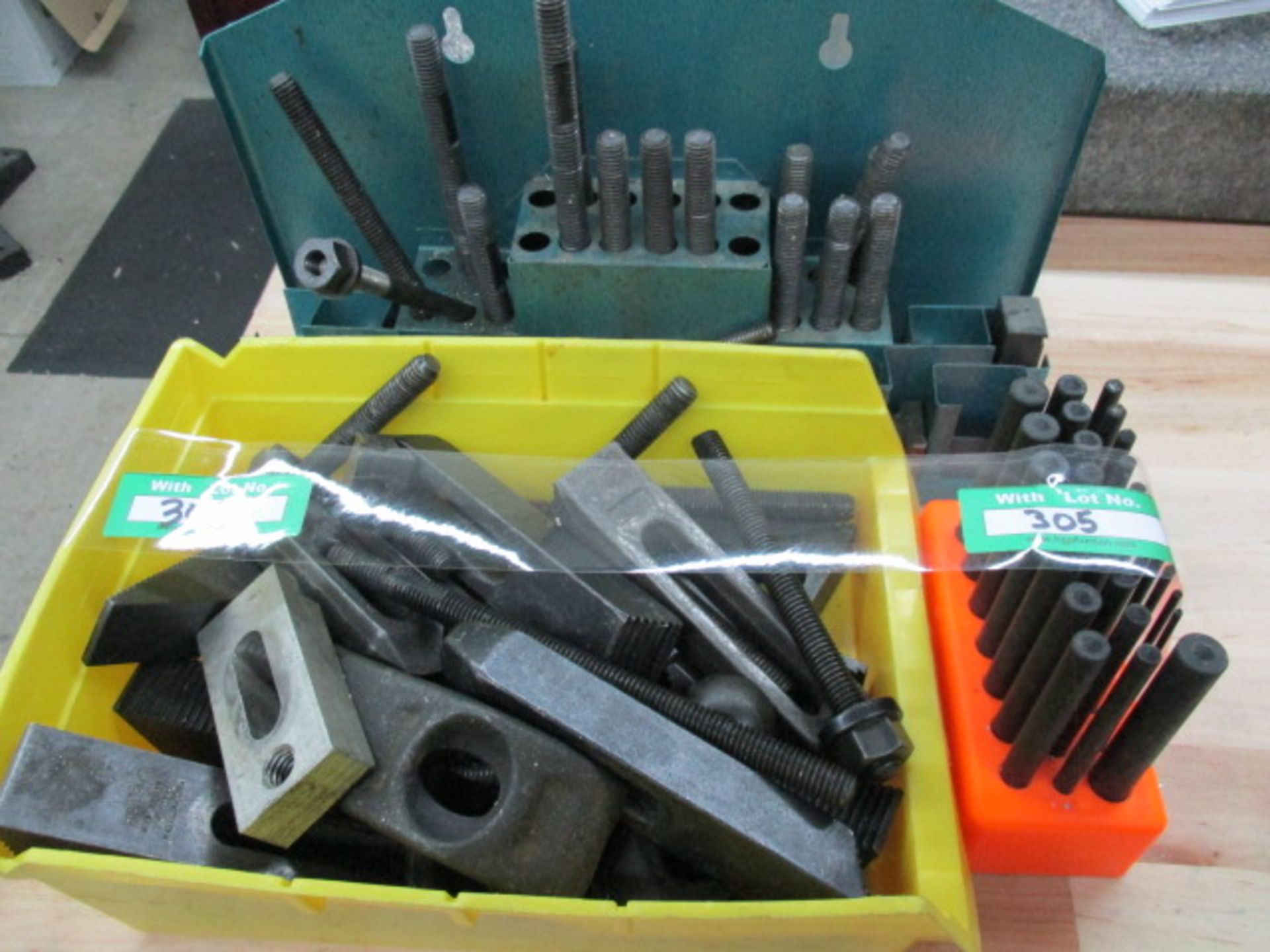 Step Block & Clamp Set And Transfer Punch Set. LOC: Area-22. Asset Located At Clarity Medical