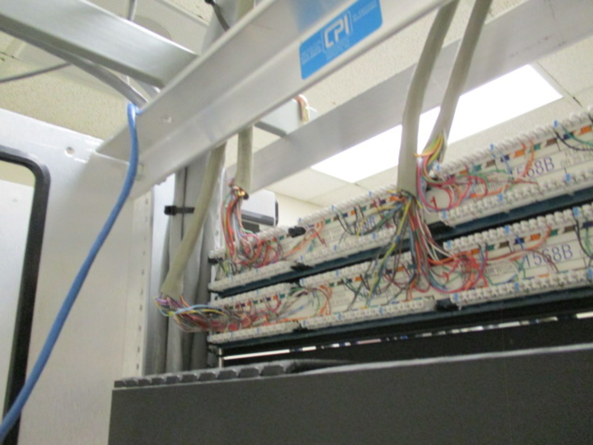 Lot: Qty-3 Instruments Racks 84"H, With 13-Total Cat5e/Cat5 Patch Panels [Total Panels: 5@64-Port - Image 3 of 3