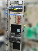 I.T. Instruments Rack With Contents. [CPI Instruments Rack 84"H]. [Contents: (1) Juniper NetScreen-