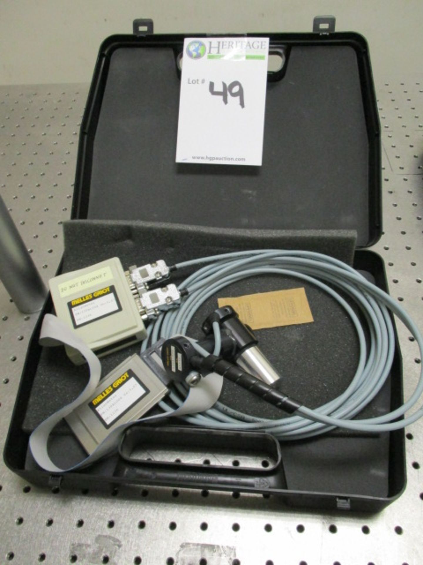 Melles Griot p/n-13PAL004/Ve:5.07 Align Meter s/n-1236. LOC: Area-4. Asset Located At Clarity