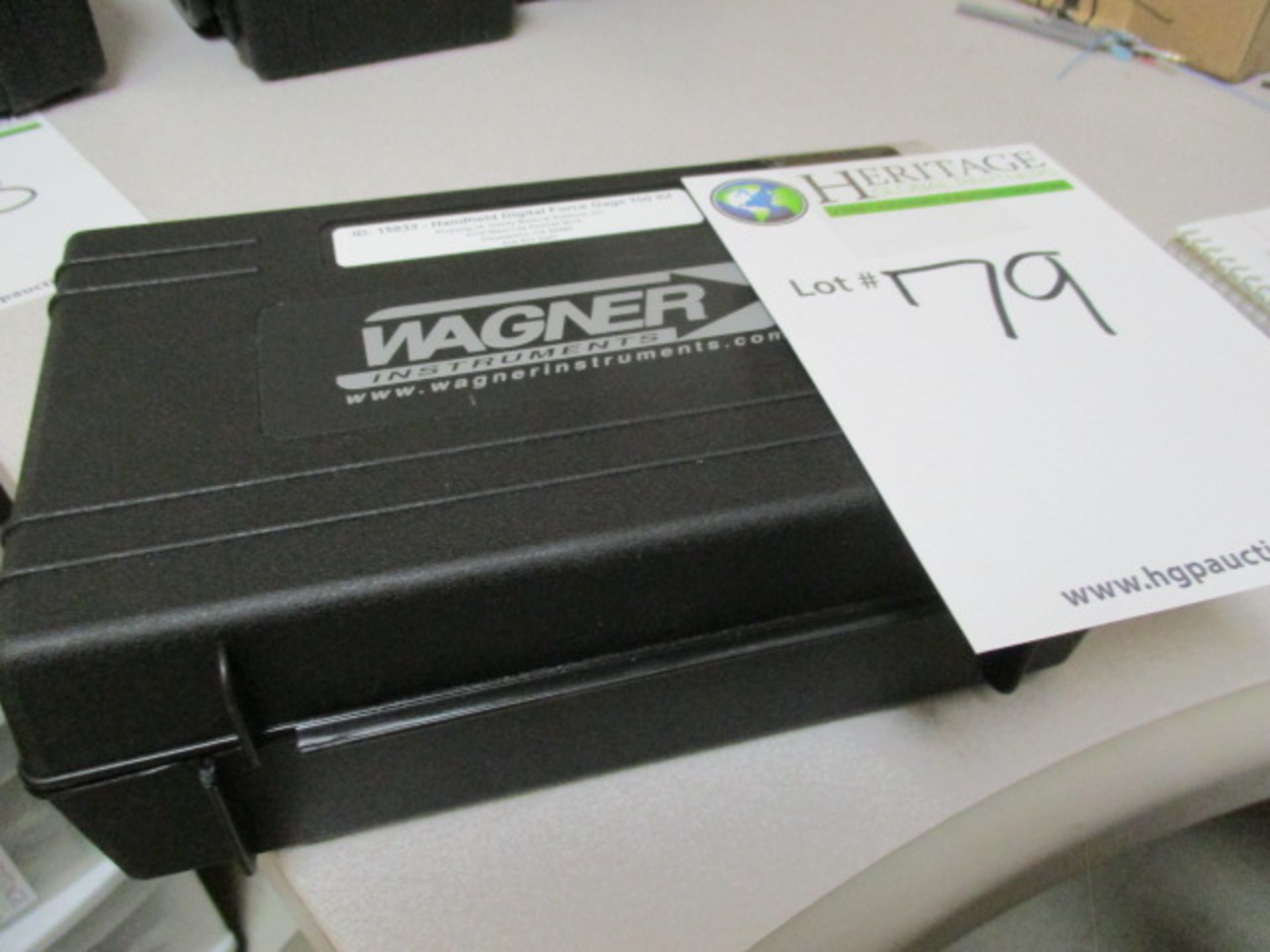 Wagner FDX-ForceTen Handheld Digital Force Gauge s/n-15833. With Power Supply ; Hook ; Operation - Image 2 of 3