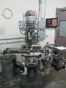 Bridgeport Textron J-Head/1HP Vertical Knee Mill Machine s/n-12/BR223596 & Head-J241101 Yr1981, With