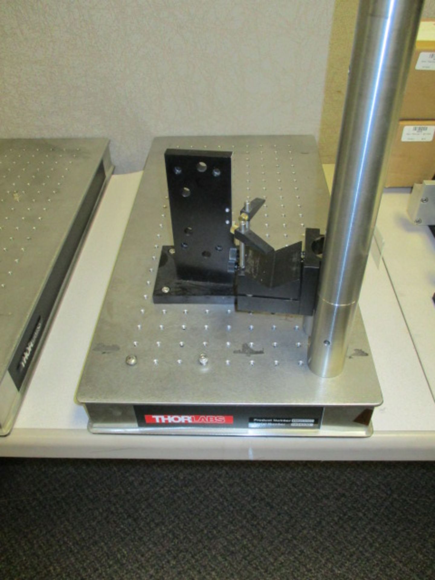 Optical Breadboard 24"Lx12"Wx2.5"Thk, ThorLabs. With Support Rod. LOC: Area-16. Asset Located At