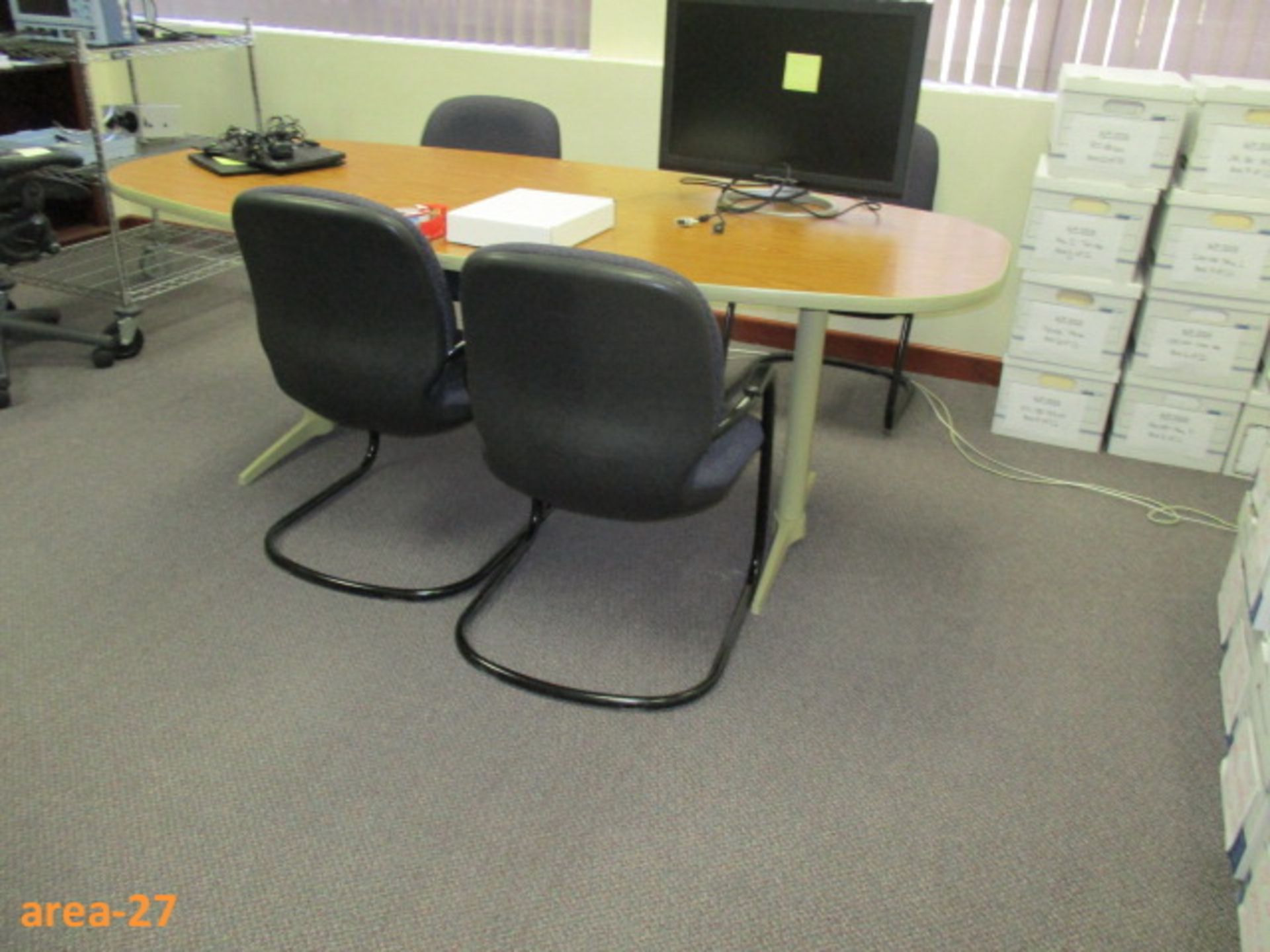Office Furniture Without Contents (Furniture Of 6 Rooms). Consisting Of: [ Qty-1 L-Shape Wood Desk - Image 2 of 16