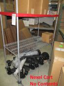 Nexel Wire-Shelves Cart 48"Lx24"Wx69"H, No Contents. LOC: Area-21. Asset Located At Clarity Medical