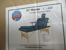 MHP International Master-29227 31" Portable Massage Table. LOC: Area-27. Asset Located At Clarity