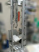 I.T. Instruments Rack With Contents. [CPI Instruments Rack 84"H]. [Contents: (1) APC MasterSwitch