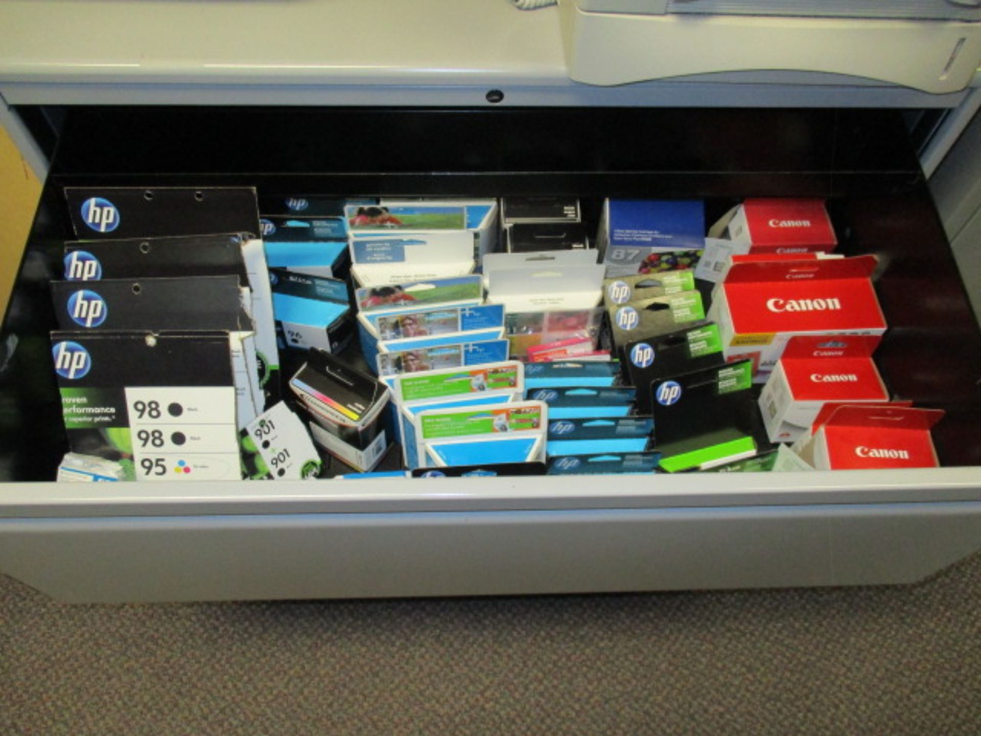 Assorted Printer/Copier Toner And Ink Cartridges (Contents Of And Including 1-Storage Cabinet And - Image 3 of 4