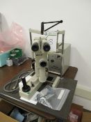 Nikon FS-2 Slit Lamp s/n-34909, With Electronic Flash Power Supply s/n-81522. LOC: Area-3. Asset