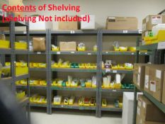 Lot: Medical Device Assembly Parts and Components (Inventory Contents Of 12-Bays Of Shelving --Does