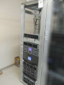 I.T. Instruments Rack With Contents. [CPI Instruments Rack 85"H] [Contents - All Servers Without