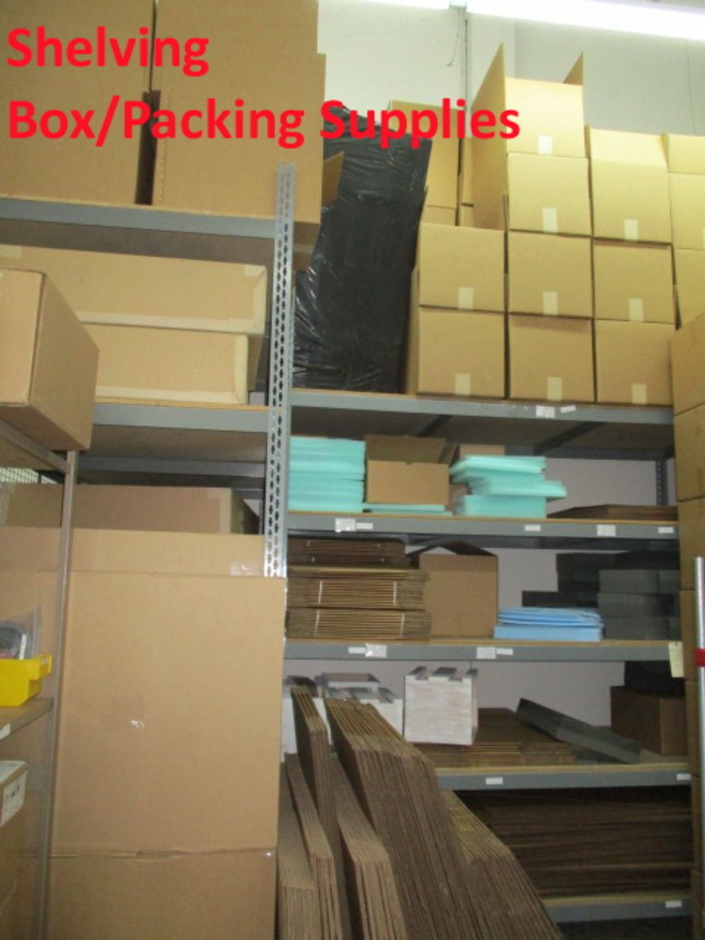 Shipping Room Furniture With Contents Of Box Packing Supplies. [Furniture: Particle-Board/Metal-