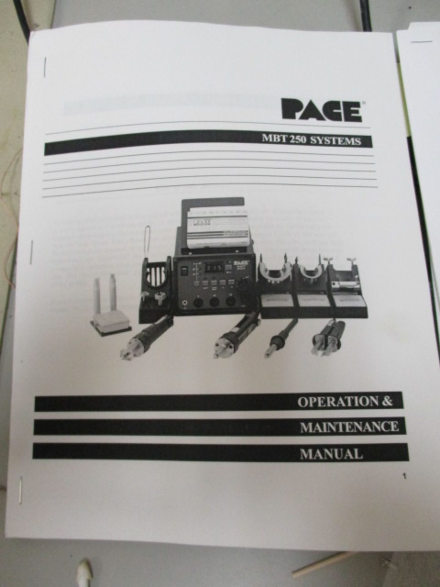 Pace MBT-250 SMD/Thru-Hole Component, Universal Soldering And Repair System. With 6-Total Hand - Image 5 of 9