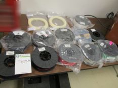 Lot: 3D Printer Filament ( 12-Total Spools Of Various Lengths/Weights/Colors). [Types: LayFomm-60 ;