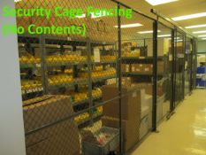 Security Fencing-Cage Room (No Contents) [By Global Manufacturing ; 2-Section ; Overall Footprint