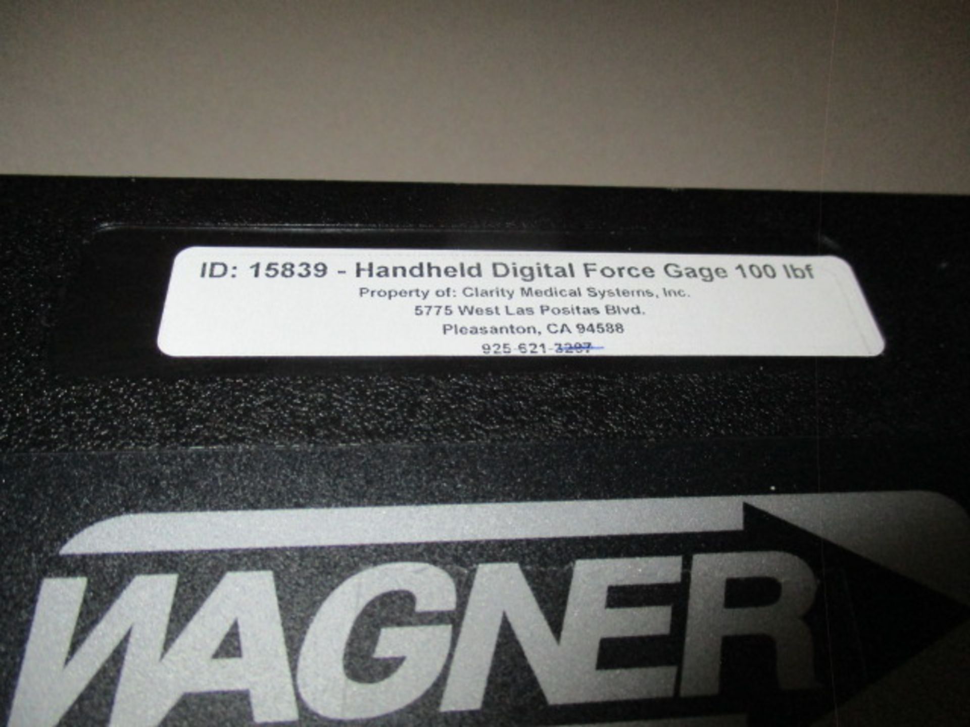 Wagner FDX-ForceTen Handheld Digital Force Gauge s/n-15839. With Power Supply ; Hook ; Operation - Image 3 of 3