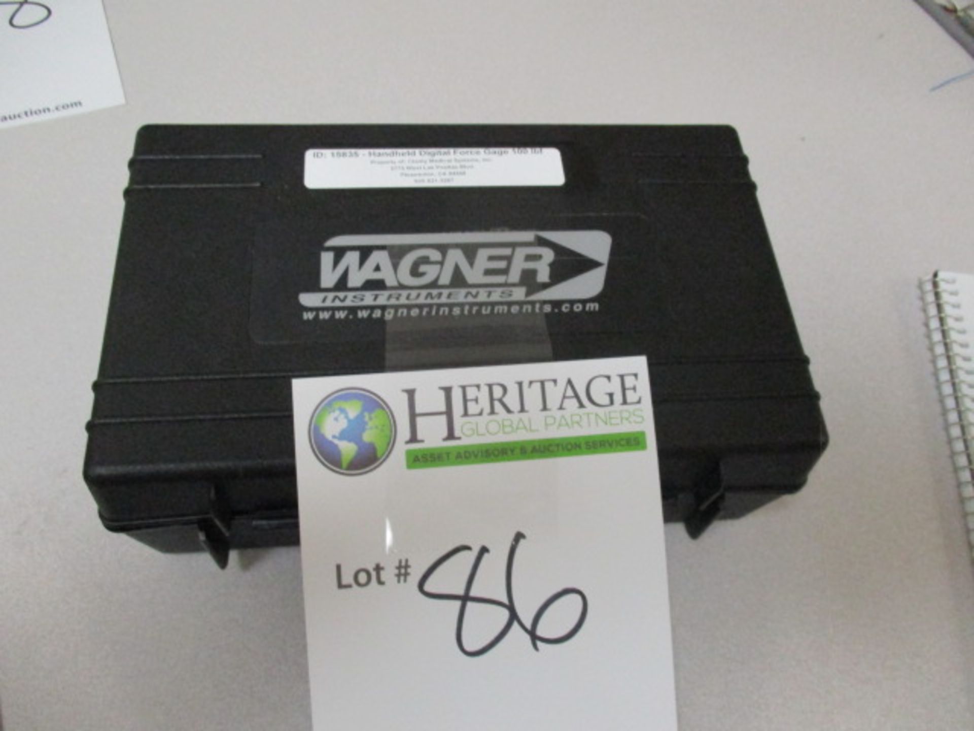 Wagner FDX-ForceTen Handheld Digital Force Gauge s/n-15835. With Power Supply ; Hook ; Operation - Image 2 of 3