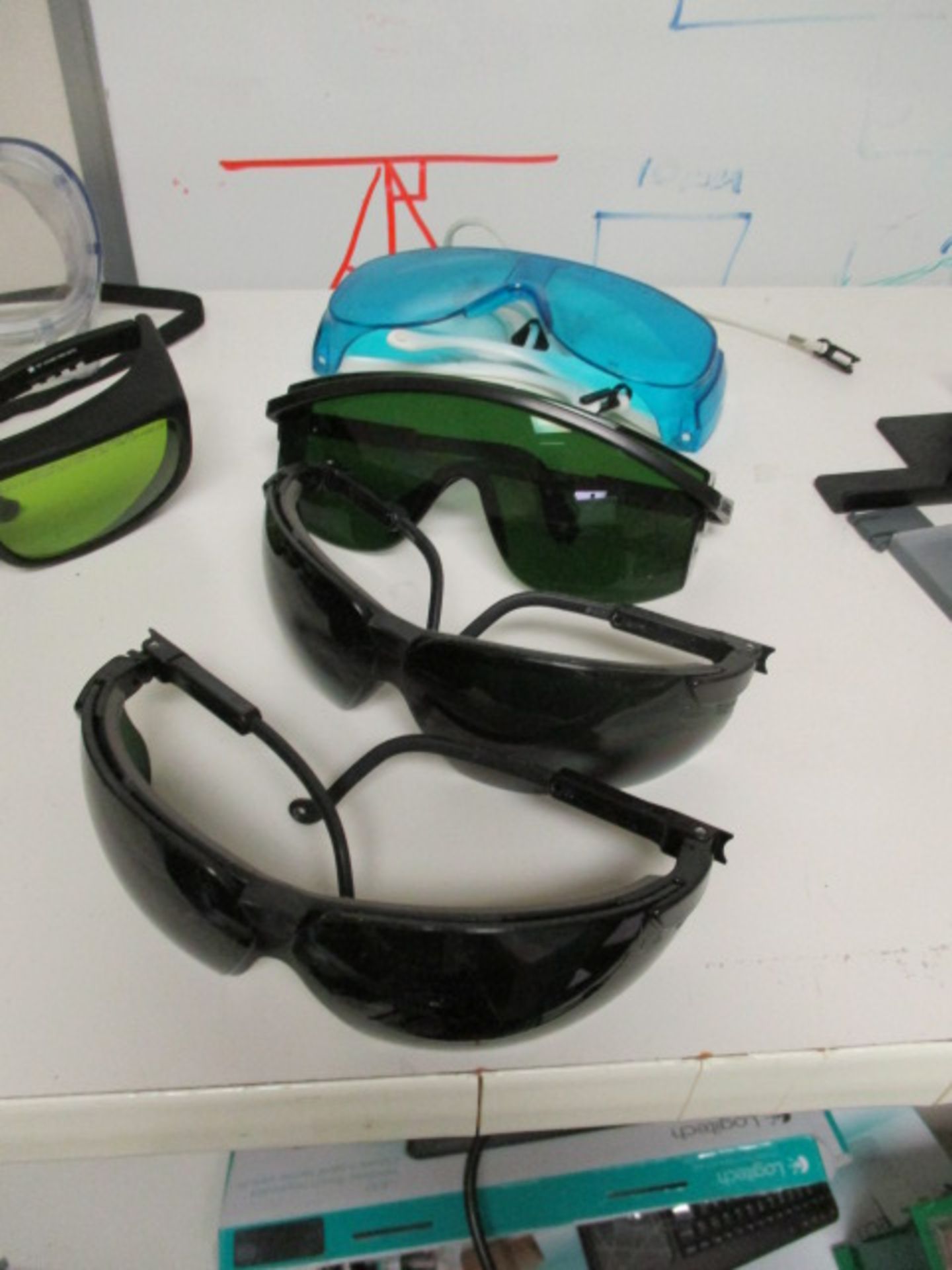 Lot: (11-Total) Assorted Goggles/Glasses. LOC: Area-4. Asset Located At Clarity Medical Systems, - Image 2 of 4