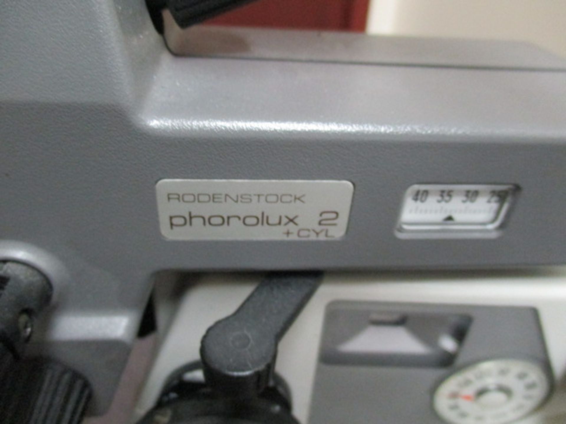 Rodenstock Phorolux2 Phoropter/Refracting Instrument s/n-581085, Mounted On Burton Dura Model- - Image 3 of 4