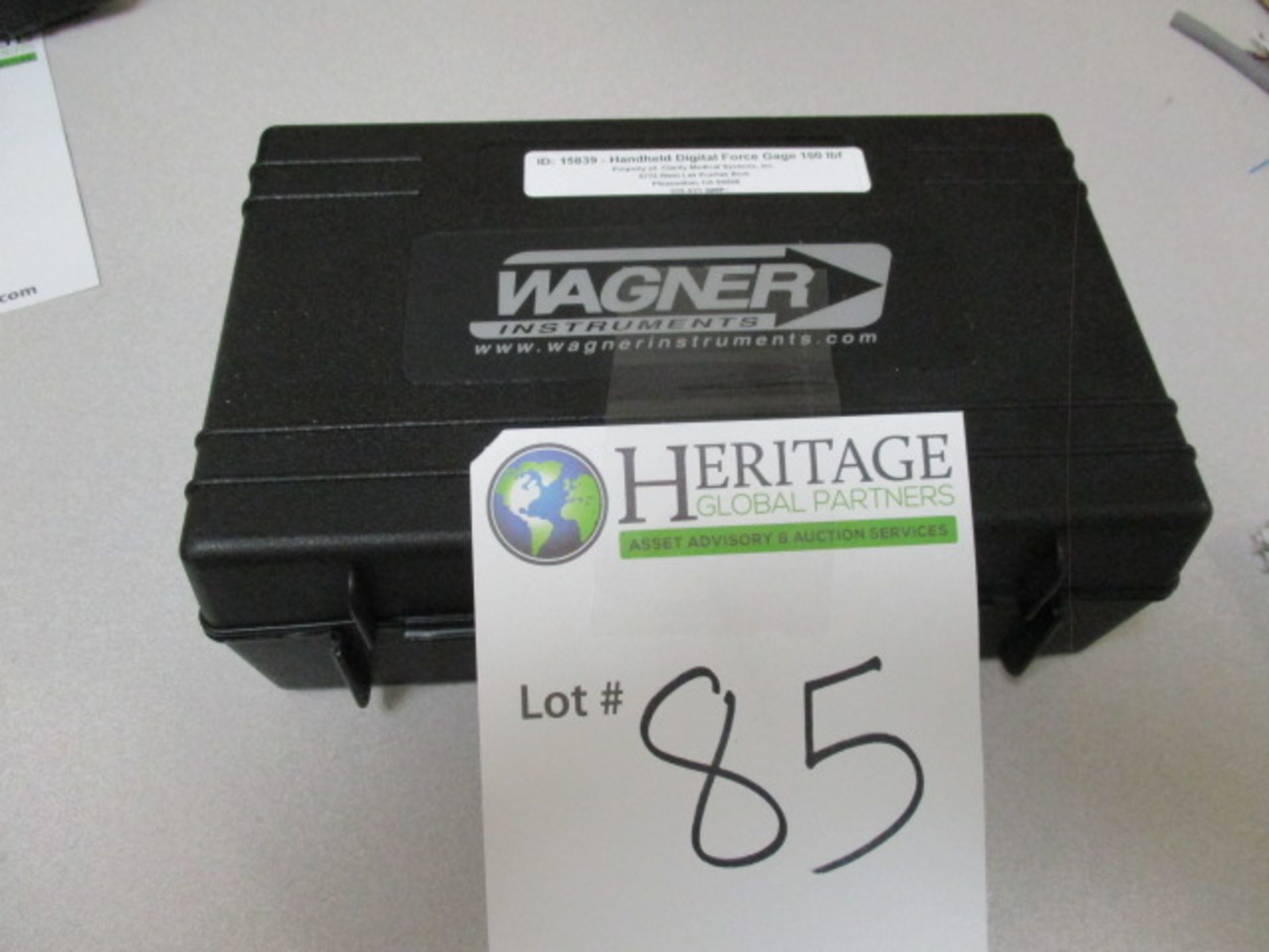 Wagner FDX-ForceTen Handheld Digital Force Gauge s/n-15839. With Power Supply ; Hook ; Operation - Image 2 of 3