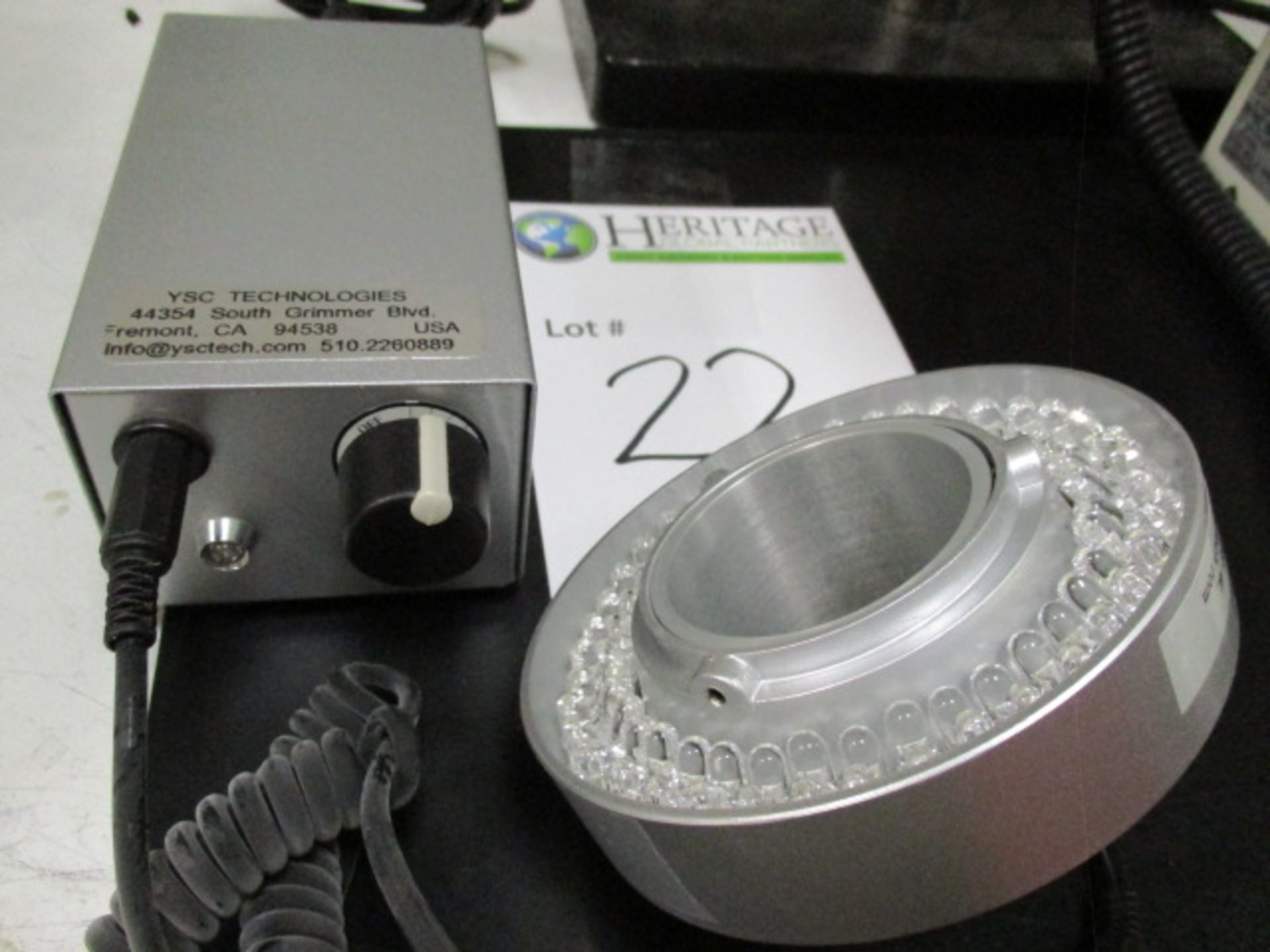 YSC Tech FS-4L LED Ring Illuminator For Microscope. LOC: Area-4. Asset Located At Clarity Medical