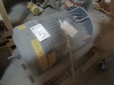 GE 80HP AC Motor. 1800 RPM, 405TD FRAME, 460 VAC, TEFC ENCLOSURE, 1.15 SERVICE FACTOR, 95.4 PCT