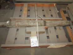 Lot: (4) Assorted Pump Shafts. (1) 3-7/16 IN DIA, 56-25/36 IN LENGTH, CRS, AISI 1018, FOR STEDMAN