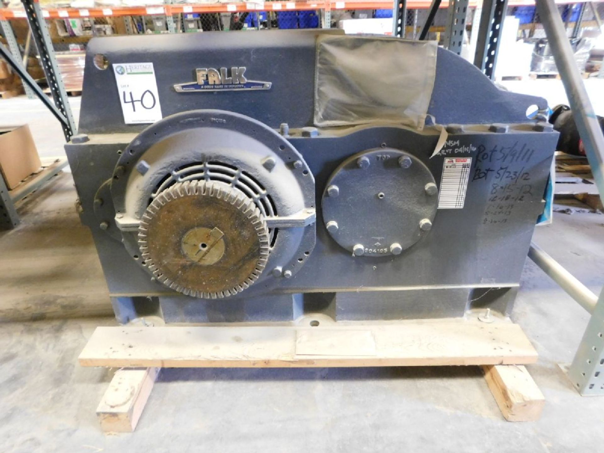 Falk 2125Y1-L Enclosed Gear Drive, Ratio: 2.256, 1170RPM, Service Factor: 1.24, Approx U.S. Gals: